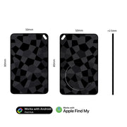 Smart Wallet Tracker Rechargeable Dual System Item Finder Compatible with Apple Find My & Android "Find Hub Device" APP